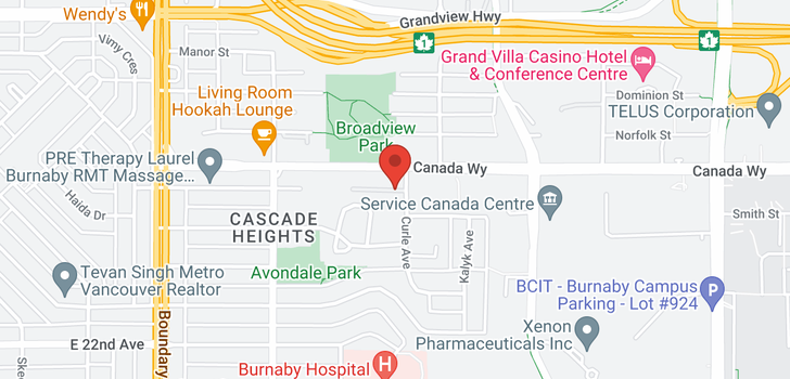 map of 16 3980 CANADA WAY